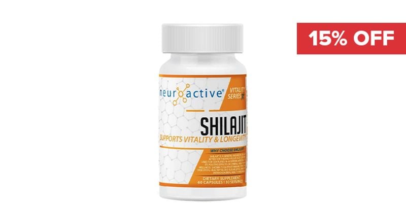 15% Off NeuroActive Shilajit Cover Image